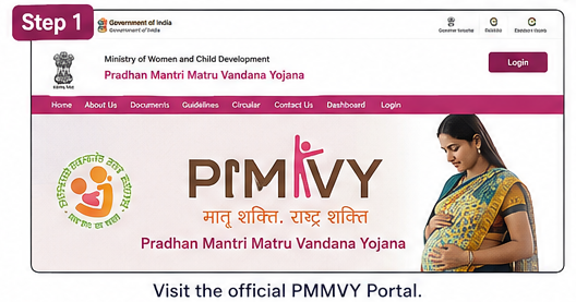 PMMVY Step 1